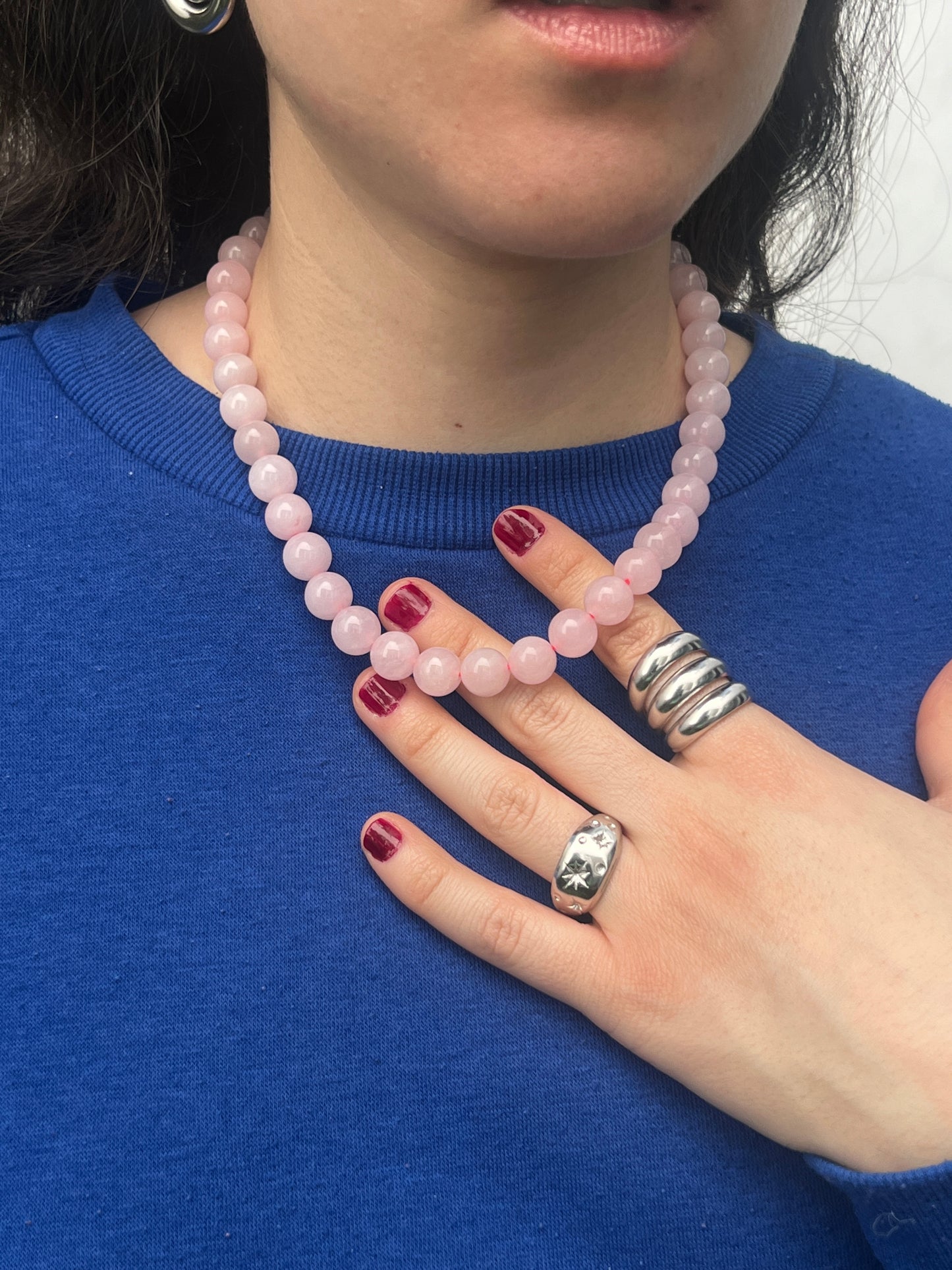 Collar Piedra Rosa